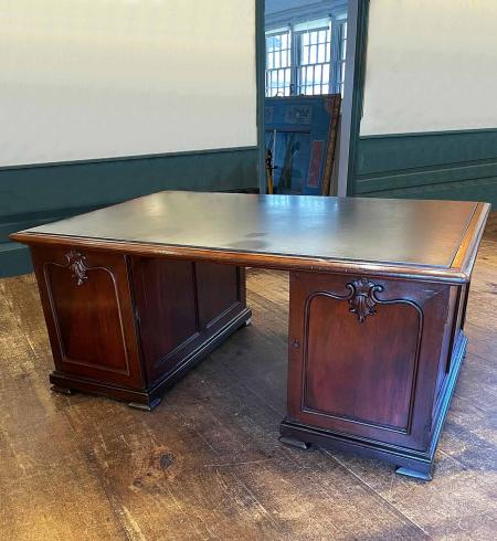 Slate Top Anglo/Indian Partners Desk - R17567